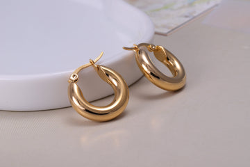 Chunky Hoop Earrings