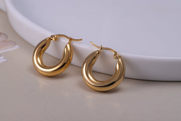 Chunky Hoop Earrings