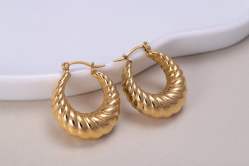 Bold Gold Hoop Earrings